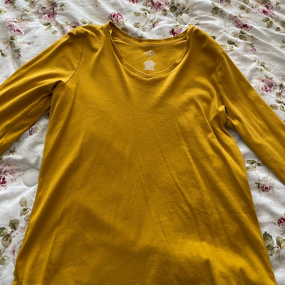 3/4 sleeve cotton tee